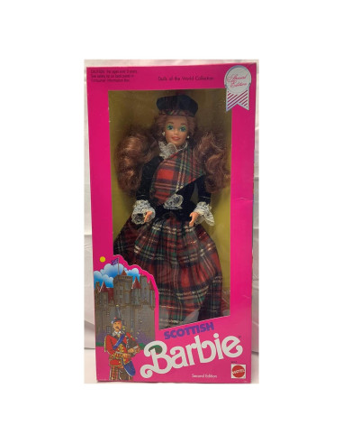 Muñeca Barbie Escocesa Edición Especial 1991 - Coleccionable