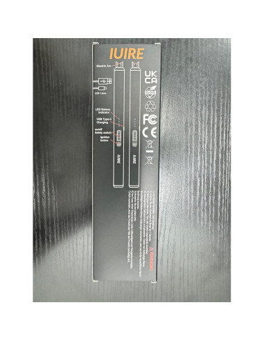 Encendedor eléctrico IUIRE recargable USB a prueba de viento