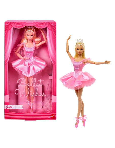 Muñeca Barbie Ballet Wishes Mattel 30.99 cm Rosa Coleccionable Muñeca Barbie Ballet Wishes Mattel 30.99 cm Rosa Coleccionable