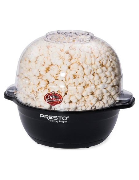 Máquina de Palomitas Presto 05204 Negra 170g Granos 1360g Cocidas Máquina de Palomitas Presto 05204 Negra 170g Granos 1360g Cocidas