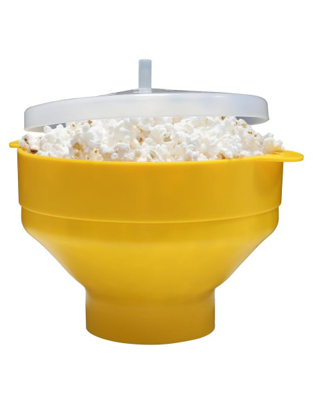 Hacedor de Palomitas Chef Craft Silicona Amarillo 363g Hacedor de Palomitas Chef Craft Silicona Amarillo 363g