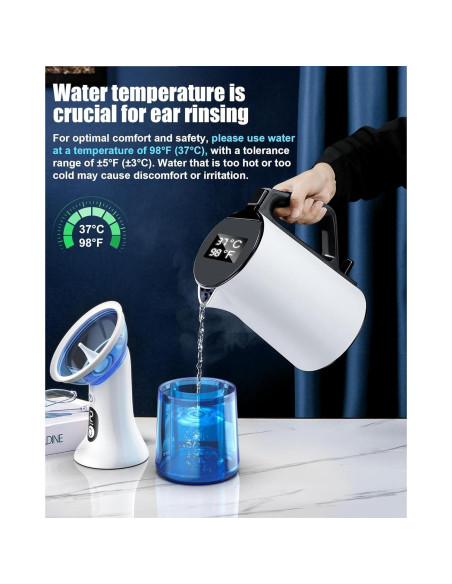 Limpiador de Oídos Eléctrico MAOEVER EarBayern IPX7 Azul Limpiador de Oídos Eléctrico MAOEVER EarBayern IPX7 Azul