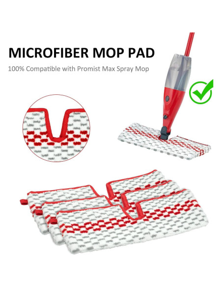 Paños de Fregona Microfibra Ocedar ProMist MAX - 3 Piezas Paños de Fregona Microfibra Ocedar ProMist MAX - 3 Piezas