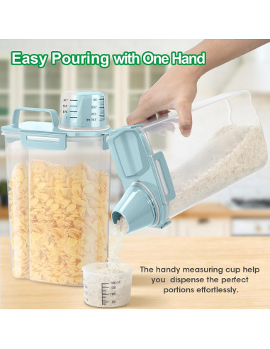 Contenedor de Almacenamiento de Alimentos TBMax 2 Piezas 2,27 kg