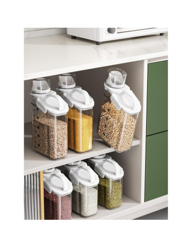 Set 2 Contenedores de Cereal Herméticos 2.5L TTpn