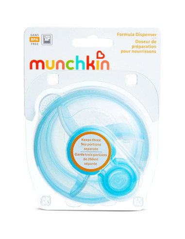 Dispensador de Fórmula Munchkin Azul 3 Secciones 266ml