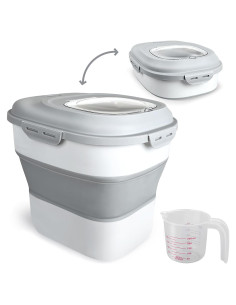 Contenedor de Almacenamiento Hermético Viretec 30 kg Blanco