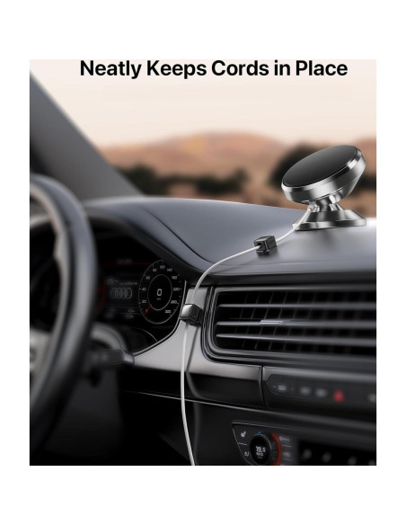 Clips Magnéticos para Cables Smofish, Paquete de 6, Negro Clips Magnéticos para Cables Smofish, Paquete de 6, Negro