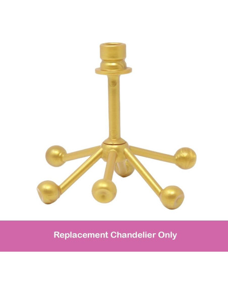 Candelabro Dorado de Repuesto para Barbie Dreamhouse HMX10 Candelabro Dorado de Repuesto para Barbie Dreamhouse HMX10