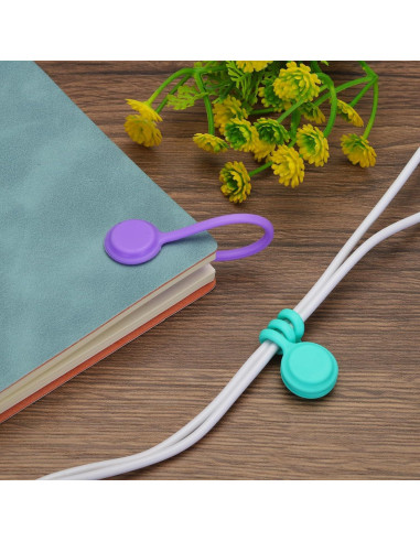 Clips Magnéticos para Cables MECCANIXITY 10 Pcs 19 y 11 cm