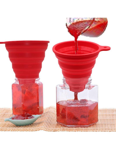 Embudo Plegable de Silicona KongNai para Cocina 11,94 cm