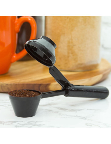 Cuchara y embudo Perfect Pod EZ-Scoop 2 cucharadas negro