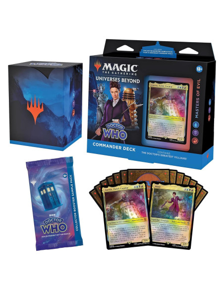 Baraja Commander Magic: The Gathering Doctor Who 100 cartas Baraja Commander Magic: The Gathering Doctor Who 100 cartas
