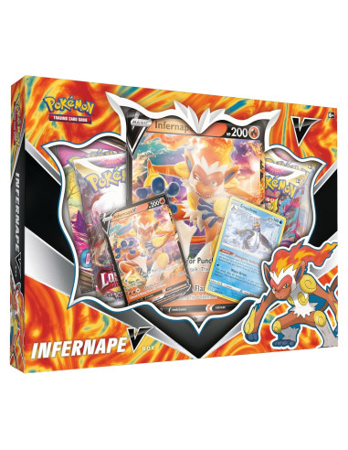 Cajas de Cartas Pokémon Infernape V - 1 Carta Foil + 4 Paquetes