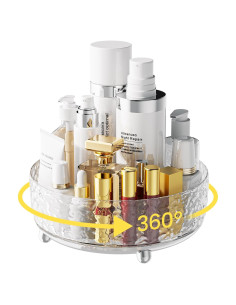 Organizador de Maquillaje A-LUGEI 360 Transparente 22,86 cm