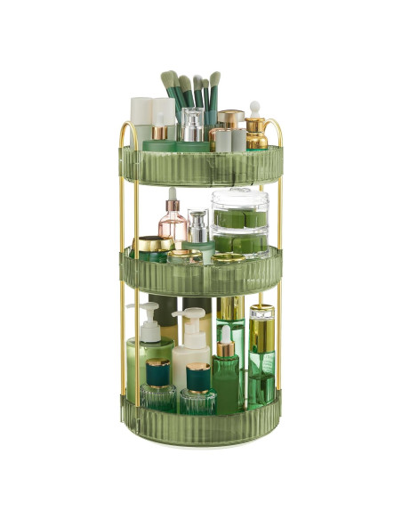 Organizador de Maquillaje SONGMICS 3 Niveles Verde Pálido Organizador de Maquillaje SONGMICS 3 Niveles Verde Pálido