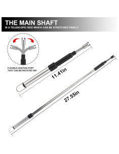 Encendedor Eléctrico Largo XIOKEMY Recargable USB 29-70 cm 2