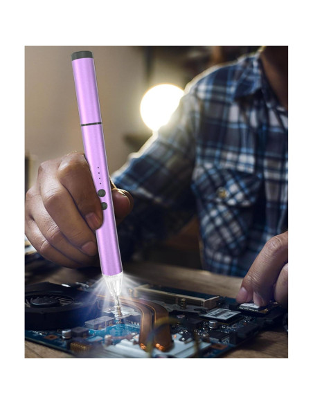 Encendedor Eléctrico Recargable MEIRUBY para Velas Púrpura Encendedor Eléctrico Recargable MEIRUBY para Velas Púrpura