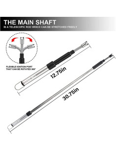 Encendedor Eléctrico Extensible XTENDR ARCS 78 cm Azul 2