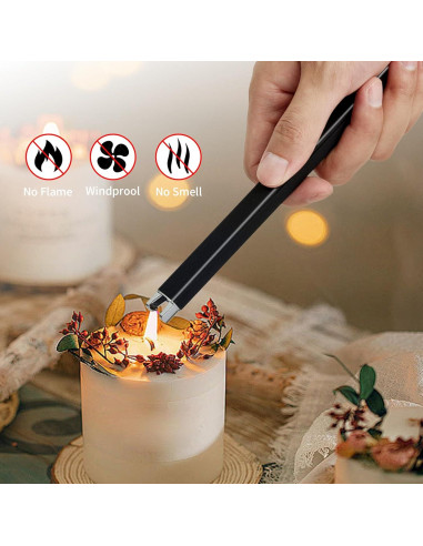 Encendedor Eléctrico Recargable USB Tipo-C SURYOL 2 Pzs