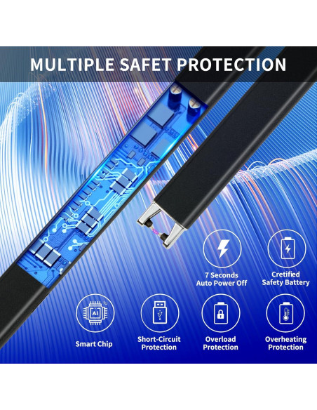 Encendedor Eléctrico Recargable USB Tipo-C SURYOL 2 Pzs Encendedor Eléctrico Recargable USB Tipo-C SURYOL 2 Pzs