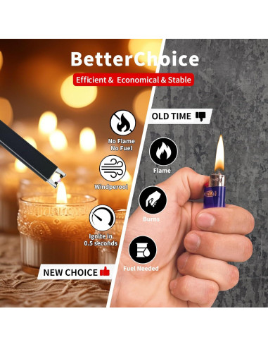 Encendedor Eléctrico Recargable USB Tipo-C SURYOL 2 Pzs