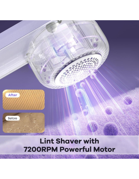Afeitadora de Tela Bubbacare Recargable 6 Cuchillas LED Afeitadora de Tela Bubbacare Recargable 6 Cuchillas LED