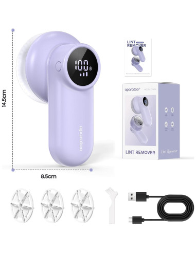Afeitadora de Tela Bubbacare Recargable 6 Cuchillas LED