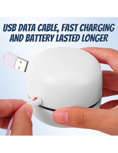 Mini Aspiradora de Escritorio GSHLGAO 1C USB Portátil 1300Pa