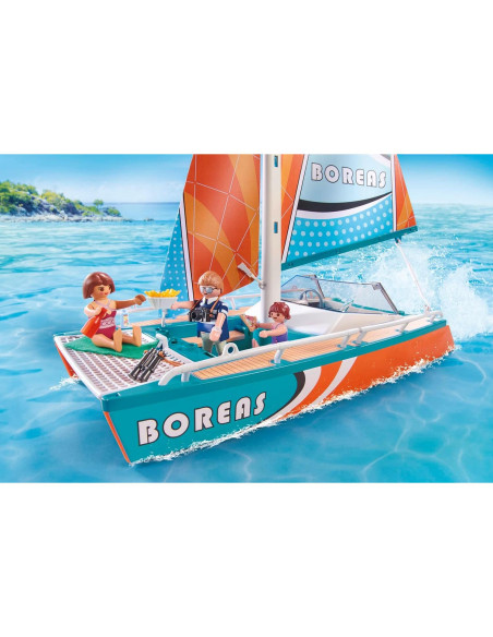 Catamarán Playmobil 71043 con 3 Figuras y Accesorios Catamarán Playmobil 71043 con 3 Figuras y Accesorios