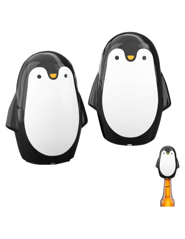 Abridor de Botellas Pingüino 2PCS Dayinkes Magnético