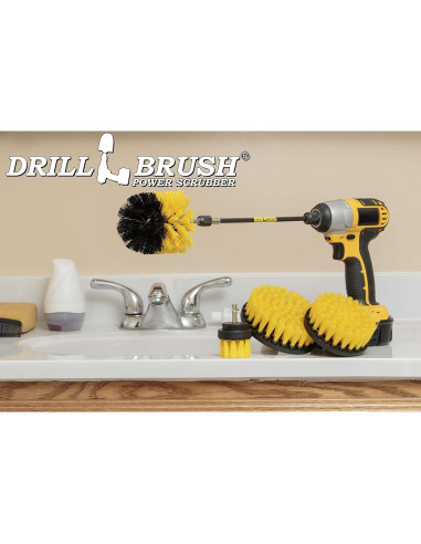 Juego de Cepillos de Limpieza para Taladro Drillbrush 5 Pzas