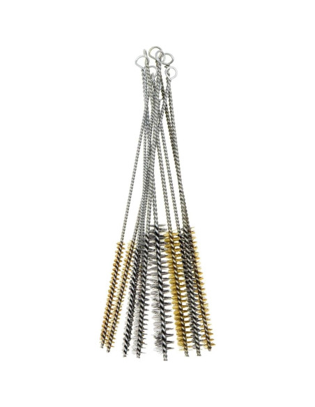YXQ Kit de Cepillos de Tubo 12 Piezas Acero Inoxidable y Latón YXQ Kit de Cepillos de Tubo 12 Piezas Acero Inoxidable y Latón