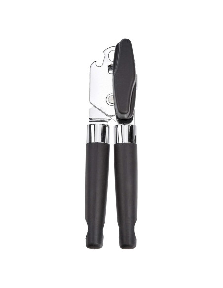 Abrelatas manual Amazon Basics 22 cm acero inoxidable negro Abrelatas manual Amazon Basics 22 cm acero inoxidable negro