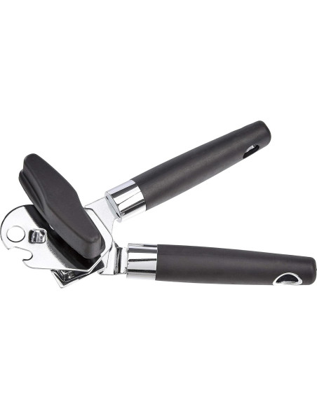 Abrelatas manual Amazon Basics 22 cm acero inoxidable negro Abrelatas manual Amazon Basics 22 cm acero inoxidable negro