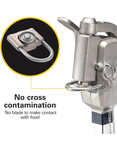 Abridor de Latas Manual Hamilton Beach HCO500 Acero Inoxidable