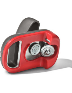 Abrelatas Compacto OXO con Abrebotellas Rojo/Gris 2