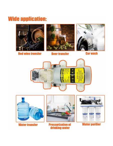 Bomba de Transferencia de Líquidos E-Found 60W 110V Grado Alimenticio Bomba de Transferencia de Líquidos E-Found 60W 110V Grado Alimenticio