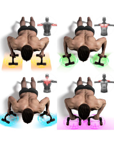 Barras de Flexiones READAEER con Agarre Acolchado 0,73 kg 2