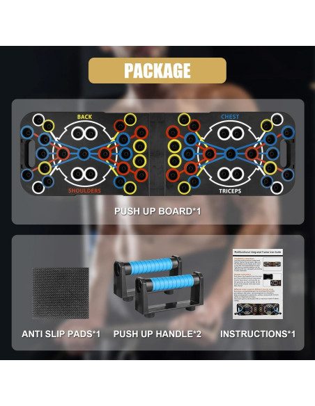 Tabla de Flexiones Plegable Hurricanemanspt 56 en 1 Fitness Tabla de Flexiones Plegable Hurricanemanspt 56 en 1 Fitness