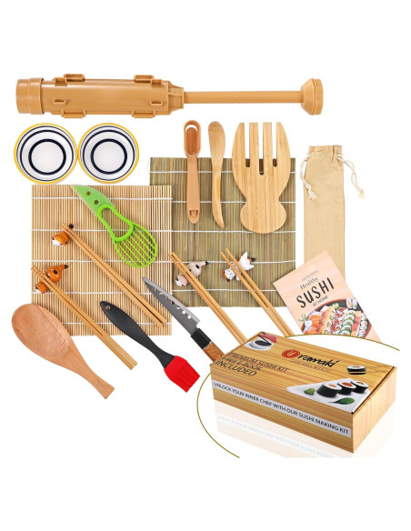 Kit de Sushi Havaro 21 Piezas para Principiantes y Chefs Kit de Sushi Havaro 21 Piezas para Principiantes y Chefs