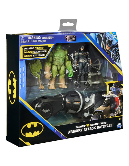 Conjunto Batcycle Batman y Swamp Thing con Accesorios Conjunto Batcycle Batman y Swamp Thing con Accesorios