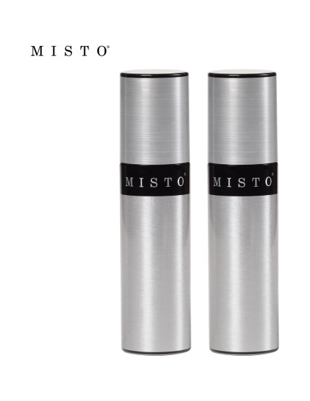 Juego de 2 Pulverizadores de Aceite Misto 94.6 ml Aluminio Juego de 2 Pulverizadores de Aceite Misto 94.6 ml Aluminio