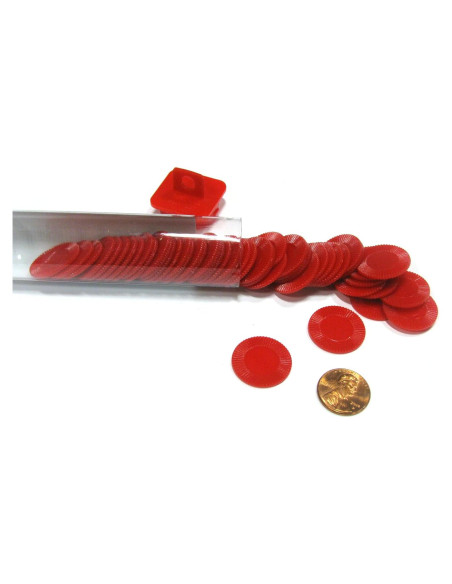 Fichas de Póker Mini Rojas Koplow 50 Piezas 2.03 cm Fichas de Póker Mini Rojas Koplow 50 Piezas 2.03 cm