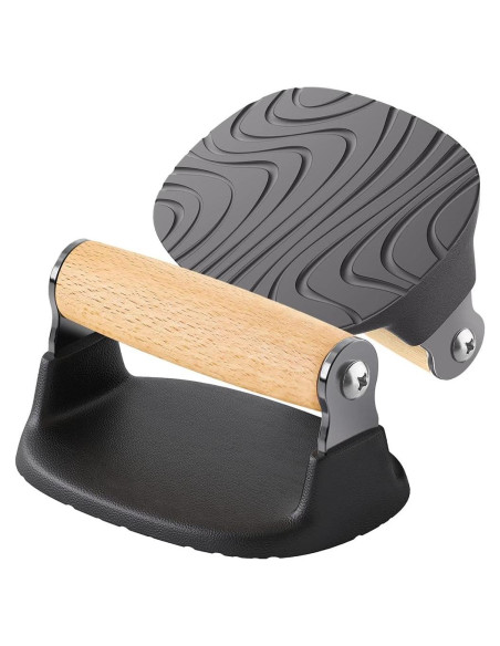 Barras de Flexiones Dolibest con Mangos de Madera 2PCS Barras de Flexiones Dolibest con Mangos de Madera 2PCS