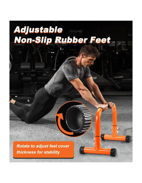 Barra de Flexiones TABEKE Antideslizante 30,48 cm 660 lbs Barra de Flexiones TABEKE Antideslizante 30,48 cm 660 lbs