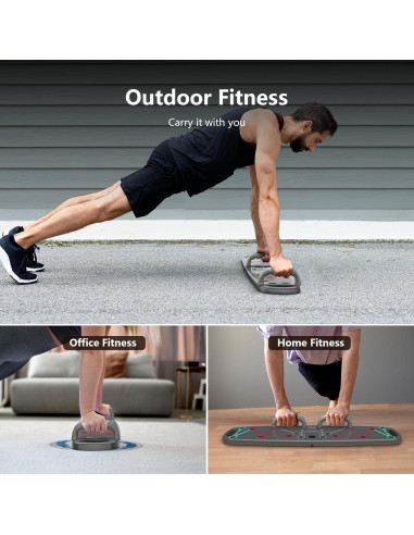 Tabla de Flexiones Ajustable Changenow 6 Posiciones Ergonómica