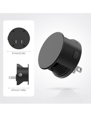 Luces Nocturnas Enchufables Briignite 2 Pzs 3000K Regulables