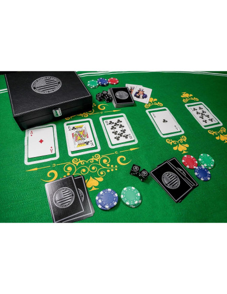 Set de Póker Patriótico - 100 Fichas, Cartas y Dados Set de Póker Patriótico - 100 Fichas, Cartas y Dados