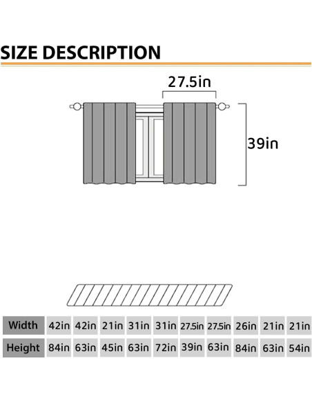 Cortinas Lnepty de Champiñón Retro 2 Paneles 66x213 cm Cortinas Lnepty de Champiñón Retro 2 Paneles 66x213 cm
